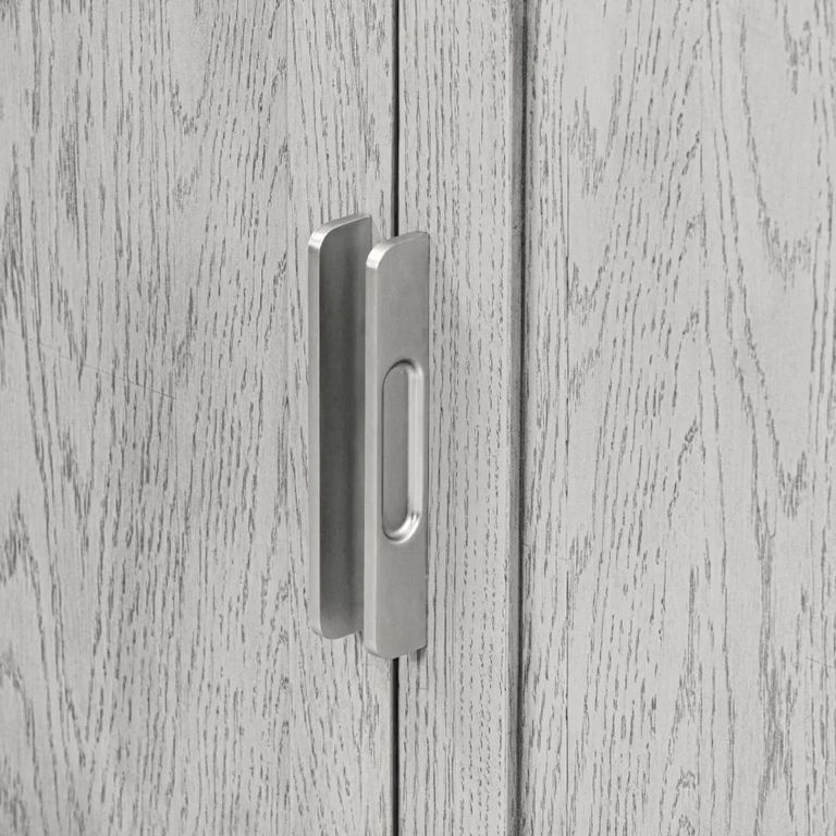 Amsterdam Medium Sideboard - 2 Door - Grey Washed Oak - 140cm