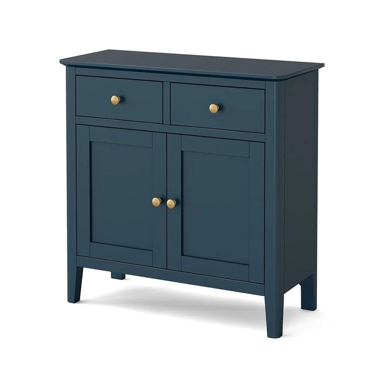 Harrogate Compact Sideboard - 75cm - 2 Door - Blue