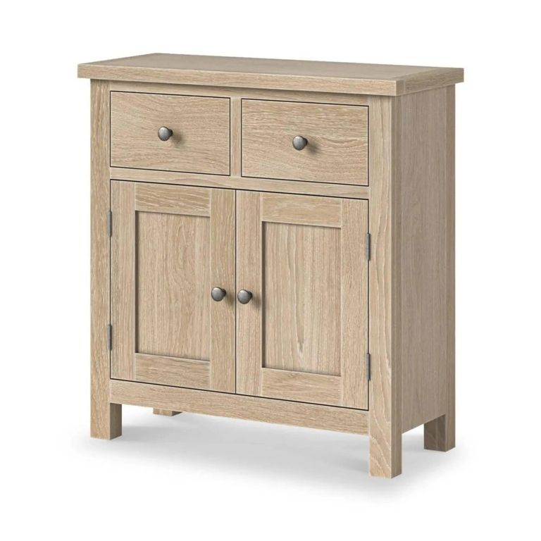 Modern Country Oak - Small Sideboard - 75cm - 2 Door