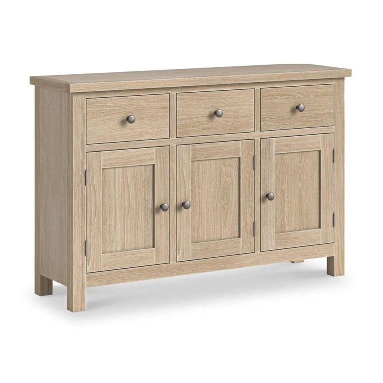 Modern Country Oak - Medium Sideboard - 120cm - 3 Door