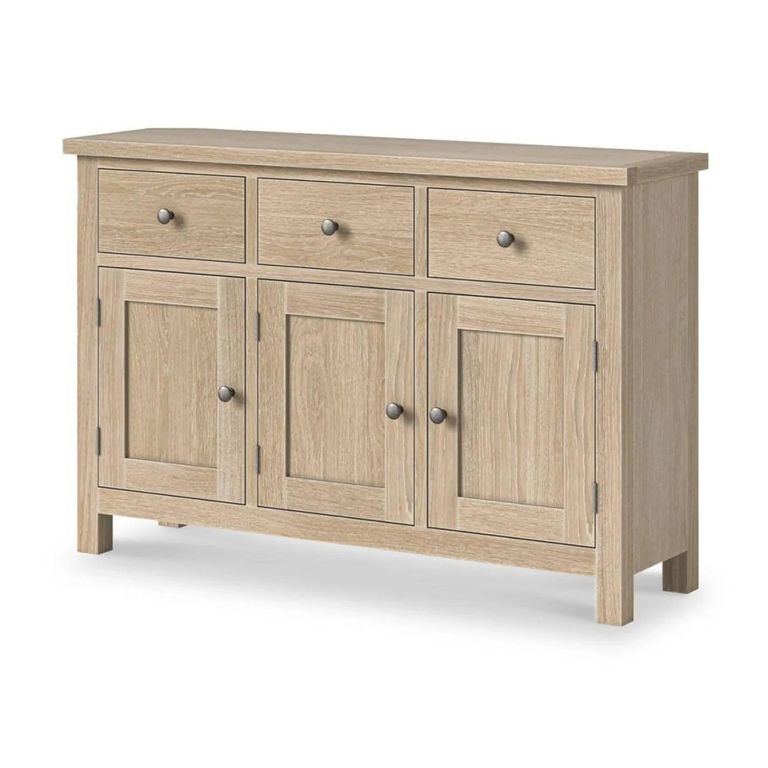 Modern Country Oak - Medium Sideboard - 120cm - 3 Door