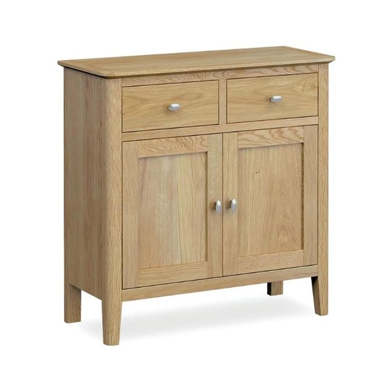Bath Compact Sideboard - 80cm - 2 Door - Oak