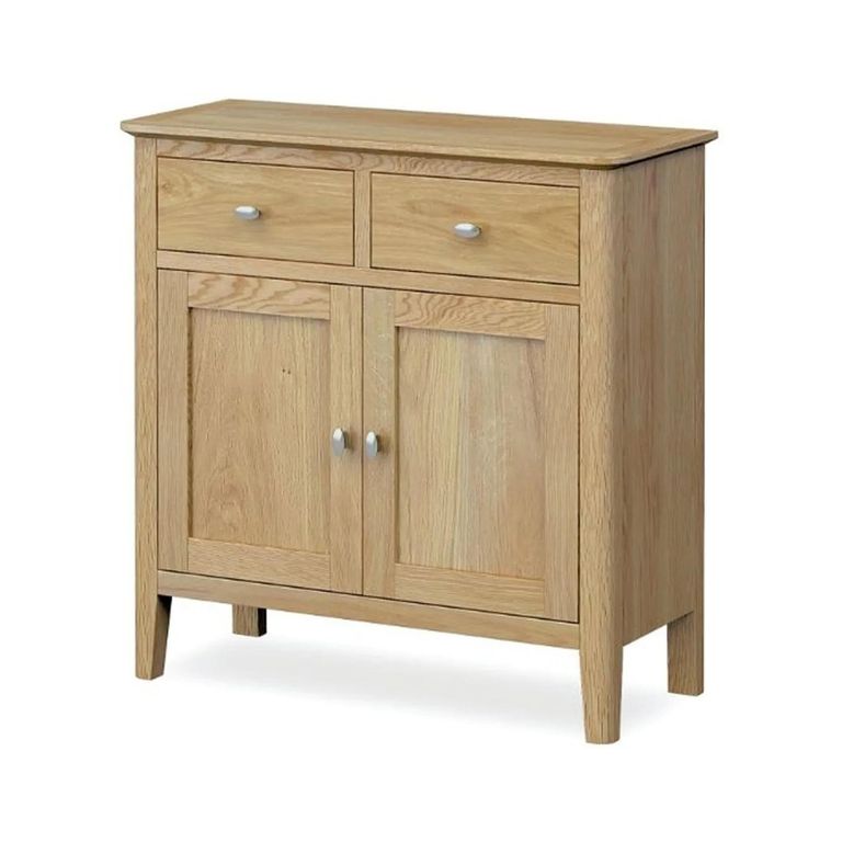 Bath Compact Sideboard - 80cm - 2 Door - Oak
