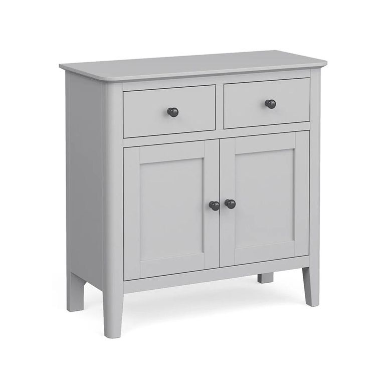 Stowe Compact Sideboard - 2 Door - Grey - 75cm
