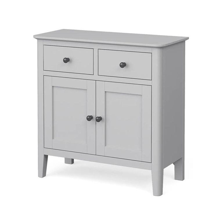 Stowe Compact Sideboard - 2 Door - Grey - 75cm