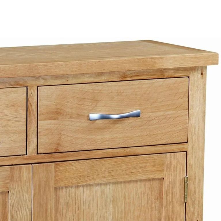 New Trinity Small Sideboard - 100cm - 2 Door - Natural Oak