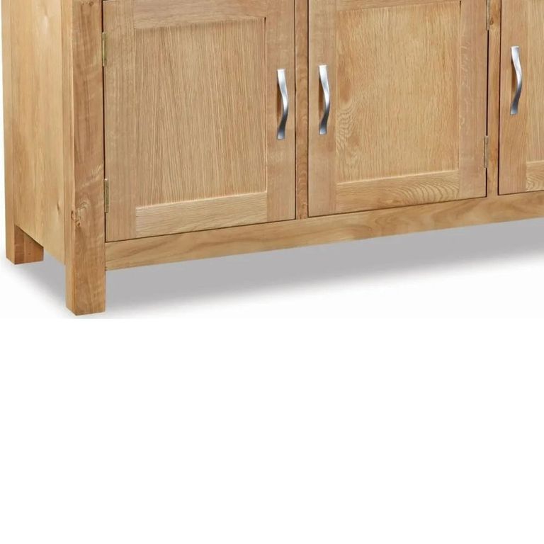 New Trinity Medium Sideboard - 130cm - 3 Door - Natural Oak
