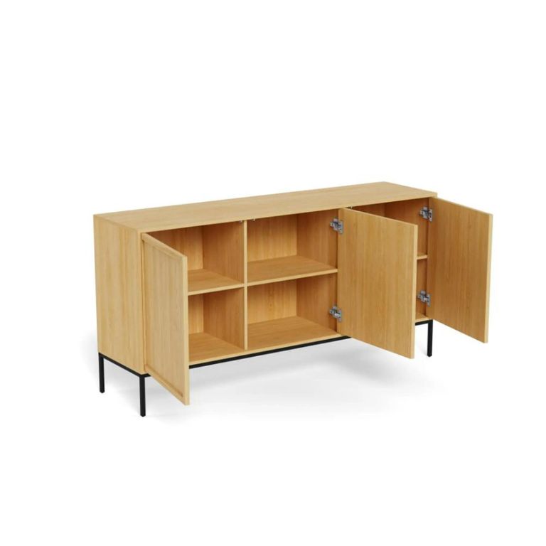 Palmdale Sideboard - 3 Door - Medium - 158cm - Oak