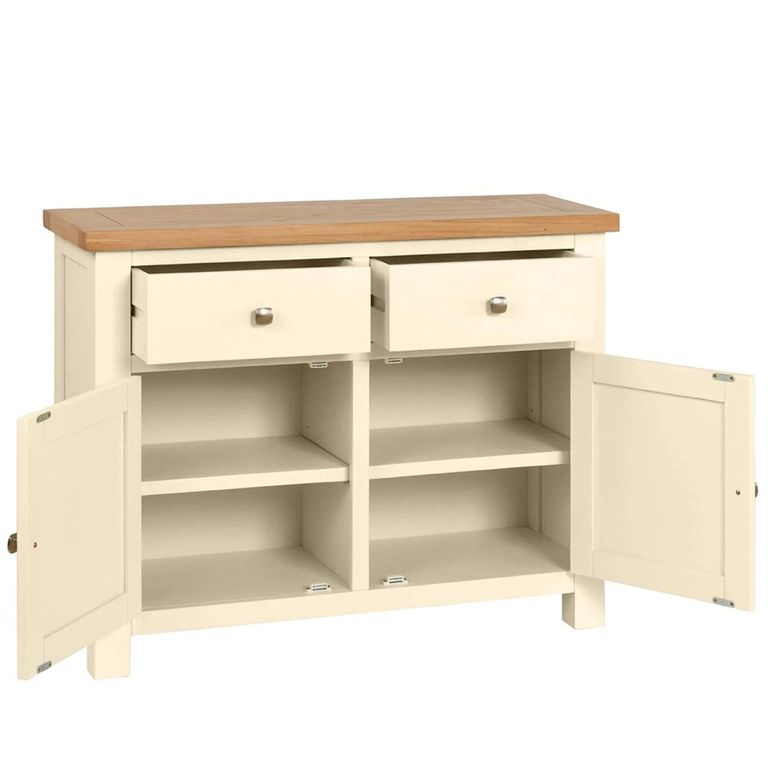 Lundy Small Sideboard - 2 Door - Ivory Painted