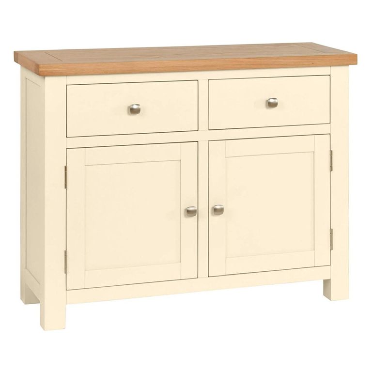 Lundy Small Sideboard - 2 Door - Ivory Painted