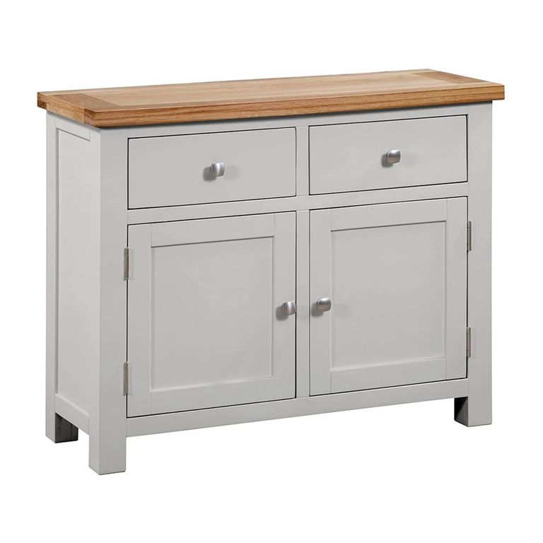Lundy Small Sideboard - 2 Door - Grey Painted
