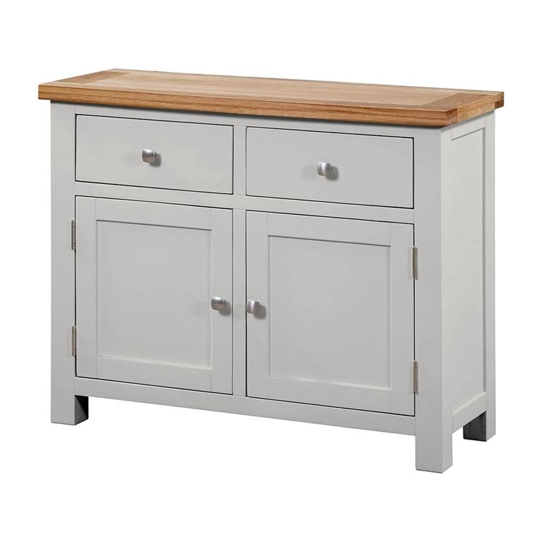 Lundy Small Sideboard - 2 Door - Grey Painted