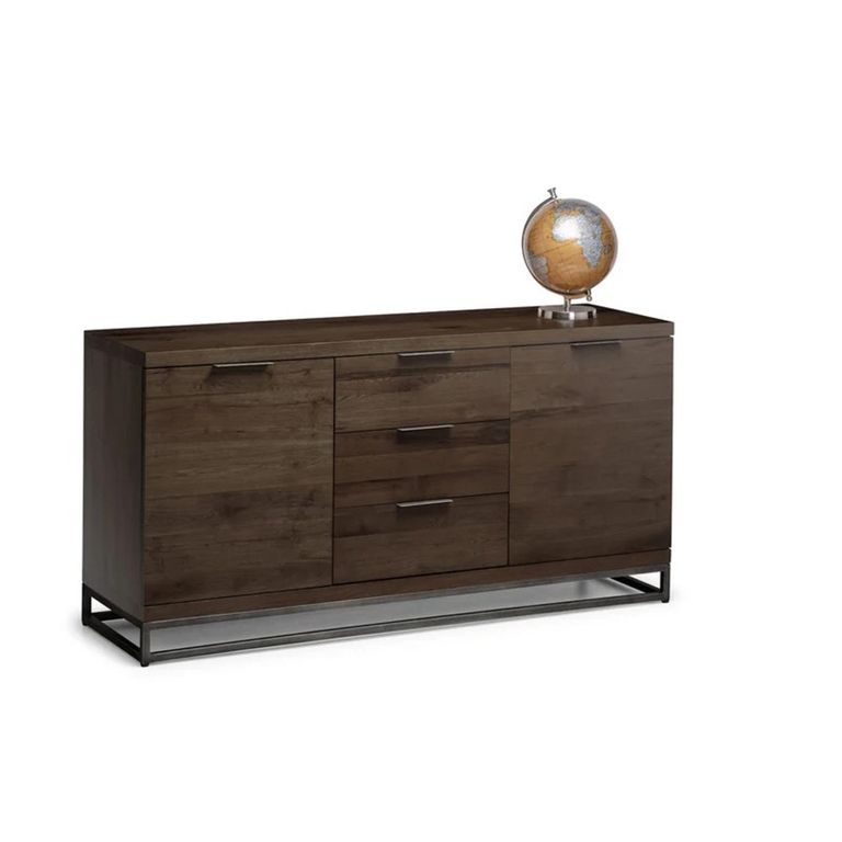 Brooklyn Sideboard - 150cm - 2 Door - Medium - Dark Oak