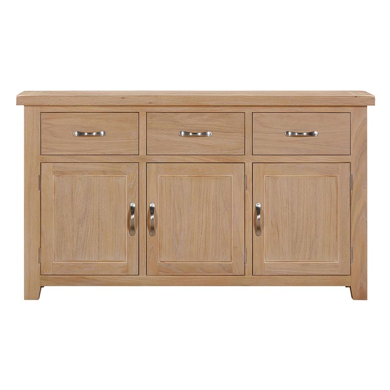 Wilmont Medium Sideboard - 3 Door - 150cm - Oak