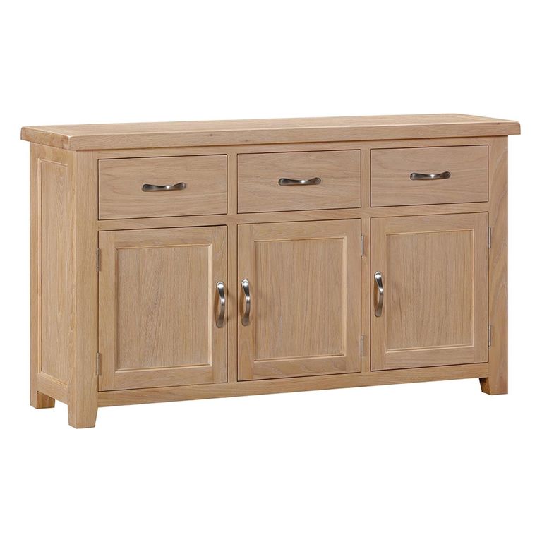 Wilmont Medium Sideboard - 3 Door - 150cm - Oak