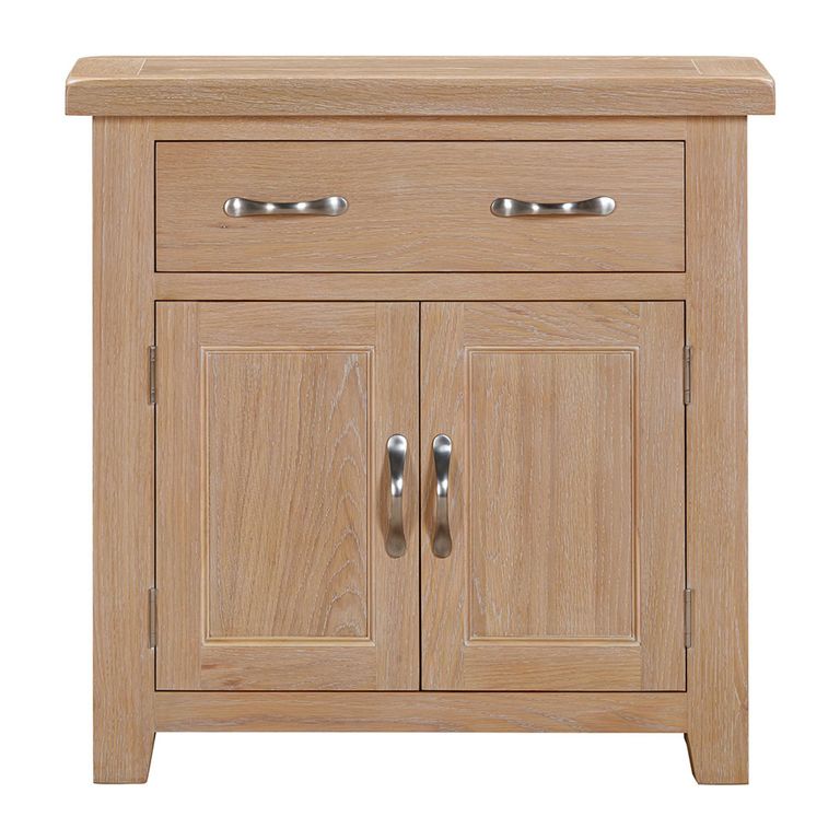 Wilmont Compact Sideboard - 2 Door - 80cm - Oak