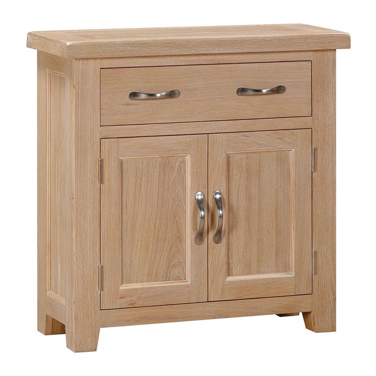 Wilmont Compact Sideboard - 2 Door - 80cm - Oak