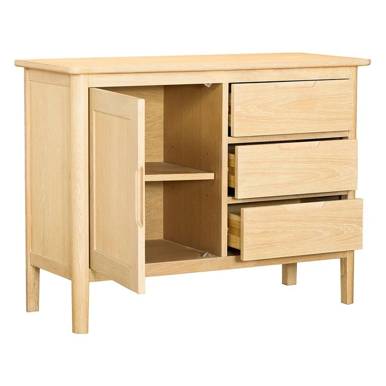 Twyford Medium Sideboard - 1 Door - 130cm - Oak
