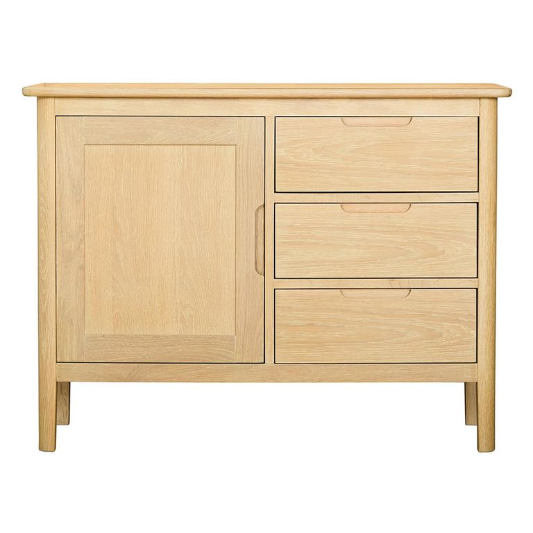 Twyford Medium Sideboard - 1 Door - 130cm - Oak