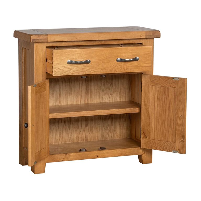 Somer Compact Sideboard - 2 Door - 80cm - Oak