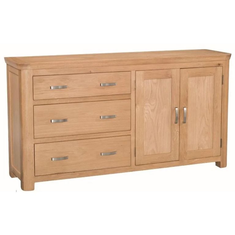 Treviso Medium Sideboard - 150cm - 2 Door - Oak