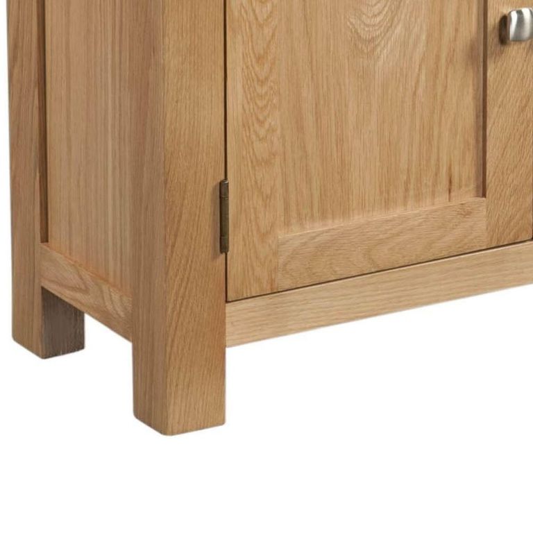 Appleby Compact Sideboard - 80cm - 2 Door - Oak