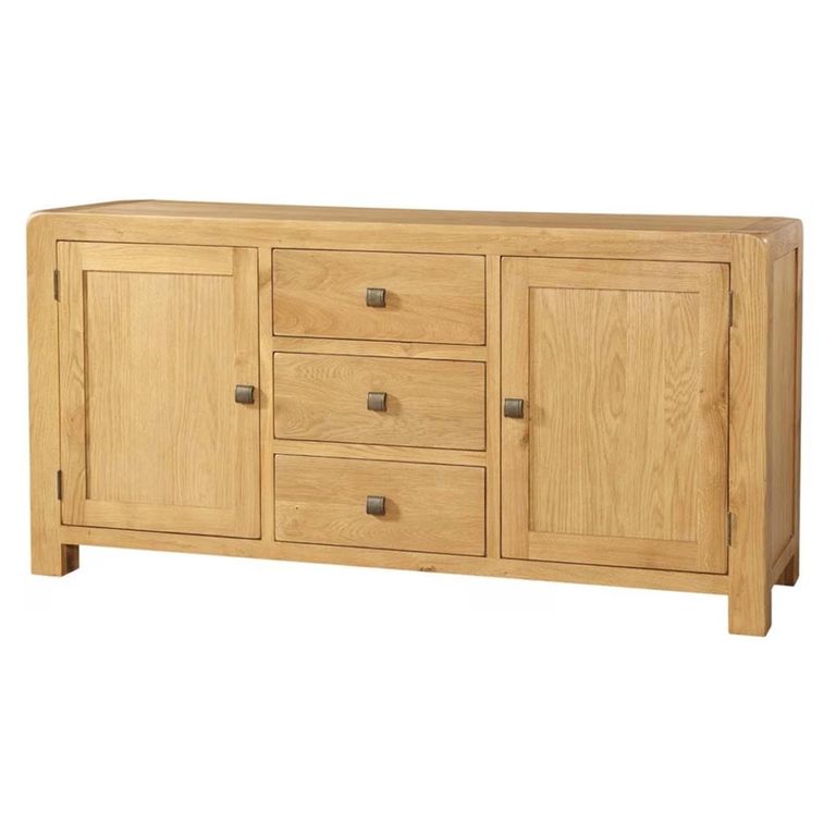 Curve Sideboard - Large 2 Door - 165cm - Oak