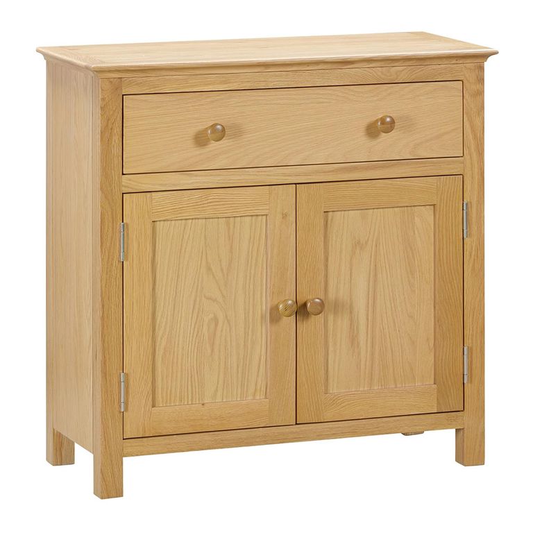 Arlington Small Sideboard - 75cm - 2 Door - Oak