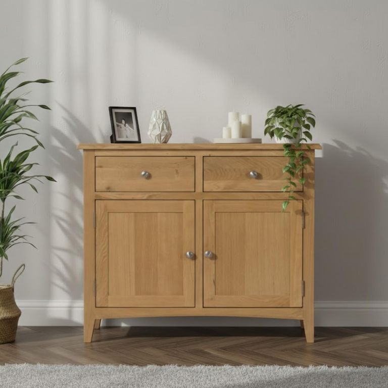 Kilkenny Small Sideboard - 100cm - 2 Door - Oak