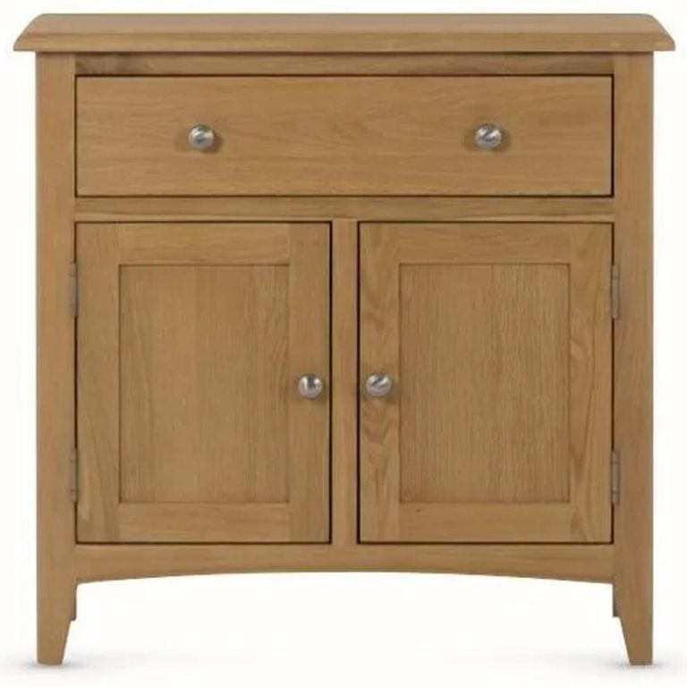 Kilkenny Compact Sideboard - 80cm - 2 Door - Oak