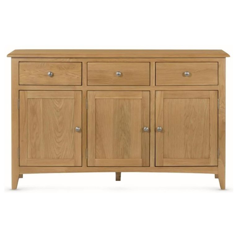 Kilkenny Medium Sideboard - 140cm - 3 Door - Oak