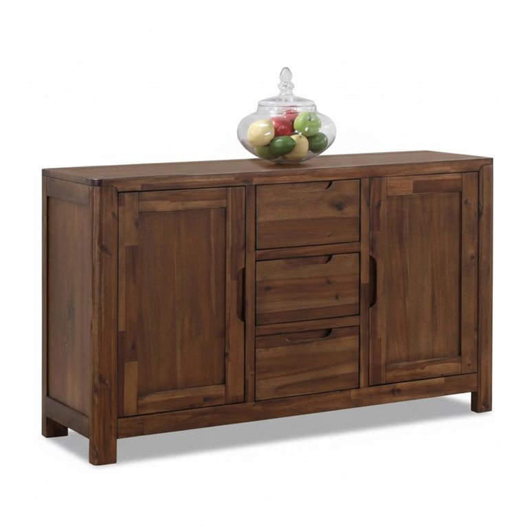 Monterey Medium Sideboard - 135cm - 2 Door - Acacia Wood