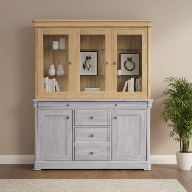 Moreno Large Sideboard Top - 3 Door  - Oak