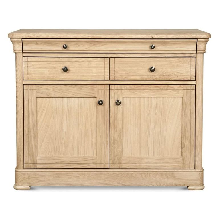Moreno Medium Sideboard - 2 Door - 3 Drawer - Oak