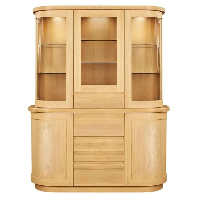 Sorento Medium Sideboard - 3 Drawer - Oak