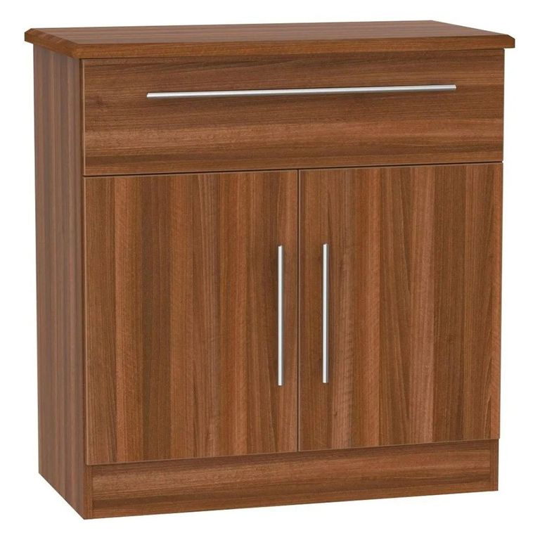 Sherwood Compact Sideboard - 2 Door - Walnut