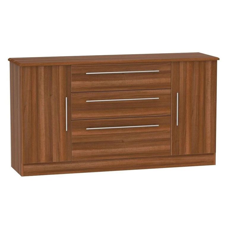 Sherwood Wide Sideboard - 2 Door - Walnut