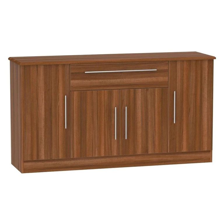 Sherwood Wide Sideboard - 4 Door - Walnut