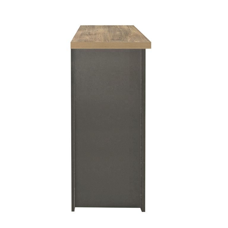 Highgate Medium Sideboard - 3 Door - Dark Grey Painted