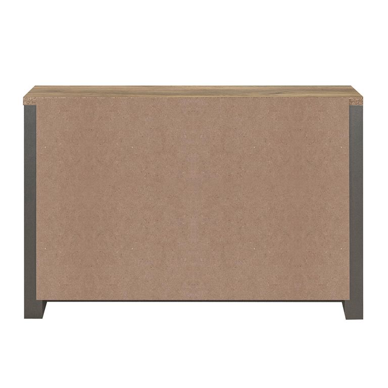 Highgate Medium Sideboard - 3 Door - Dark Grey Painted