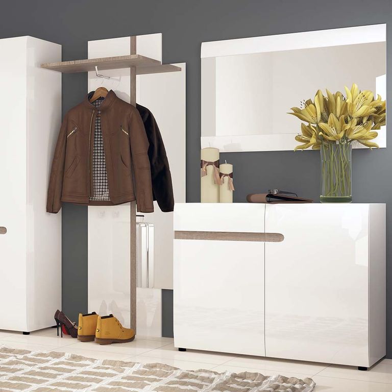 Chelsea Sideboard - 2 Door - 1 Drawer - Small - White Gloss