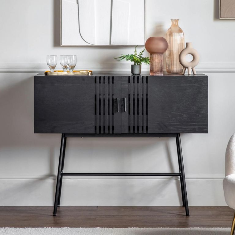 Clearance - Holsen Sideboard - 2 Door - Black Oak - FSS14374