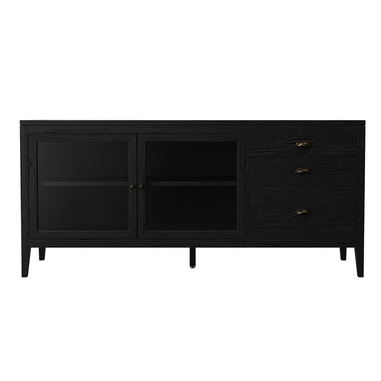 Elmhurst Sideboard - 2 Door 3 Drawer - Black