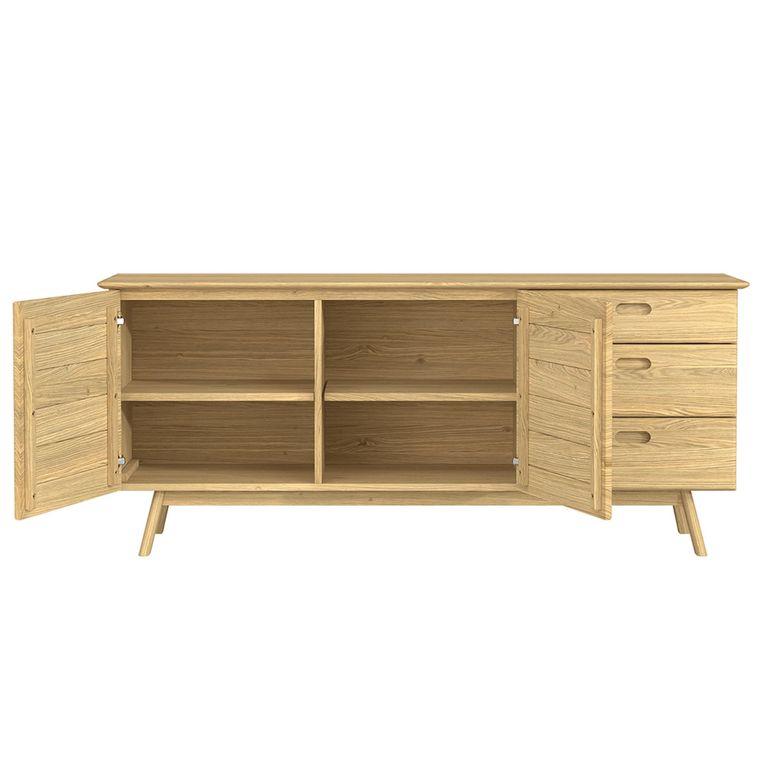 Hazlemere Sideboard - 2 Door 3 Drawer - Matt Lacquered