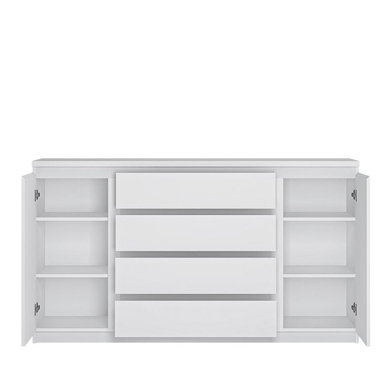 Fribo Sideboard - 2 Door - 4 Drawer - Large - White
