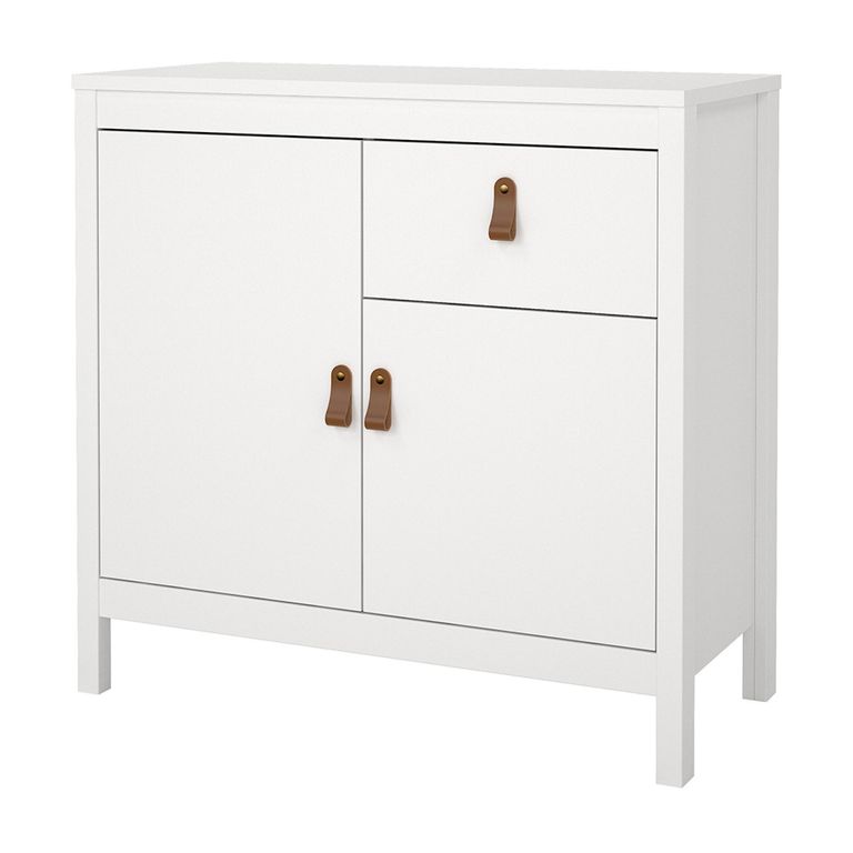 Barcelona Sideboard - 2 Door - 1 Drawer - Small - White