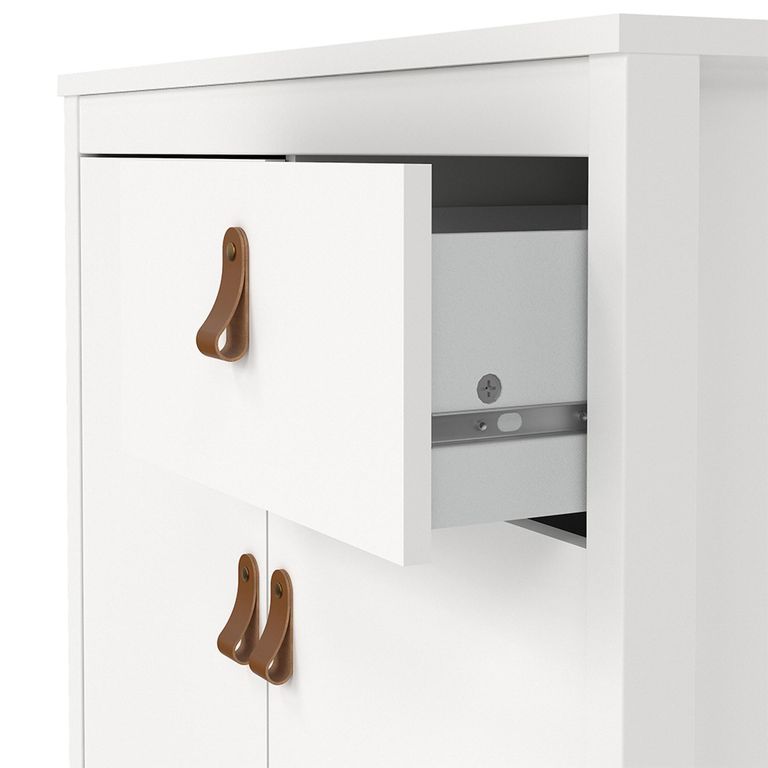 Barcelona Sideboard - 2 Door - 1 Drawer - Small - White