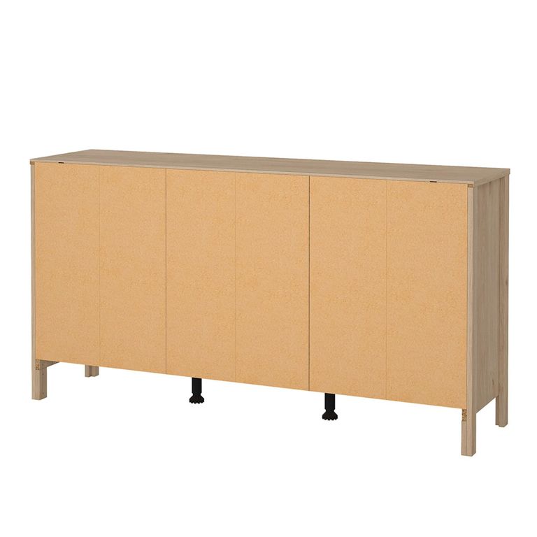 Barcelona Sideboard - 2 Door - 3 Drawer - Medium - Jackson Hickory Oak