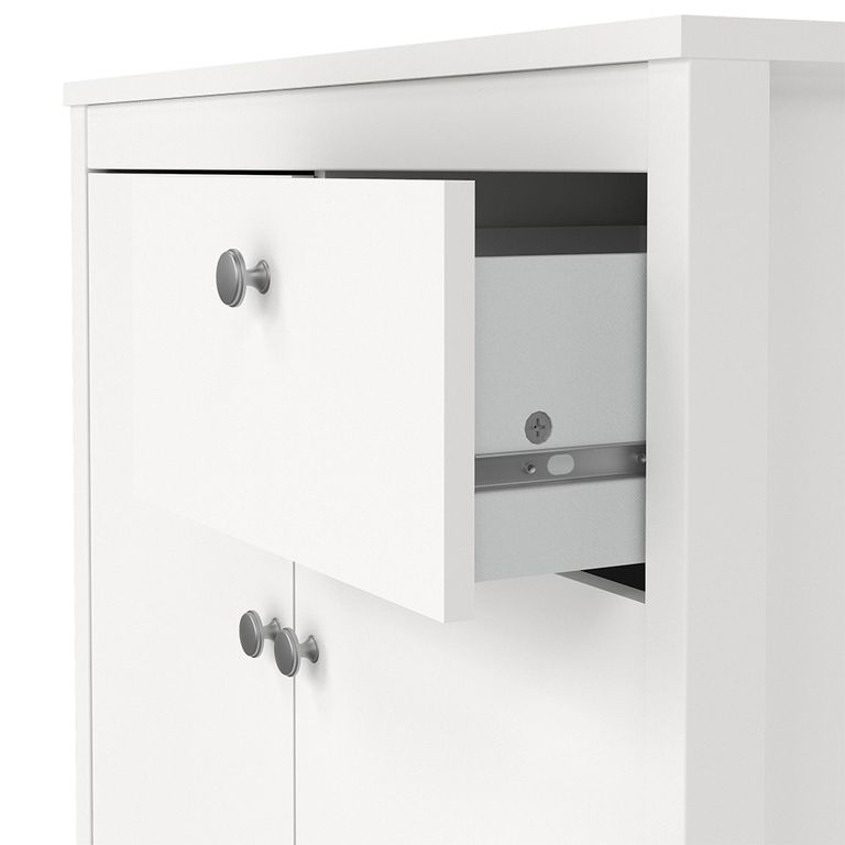 Madrid Sideboard - 2 Door - 1 Drawer - Small - White
