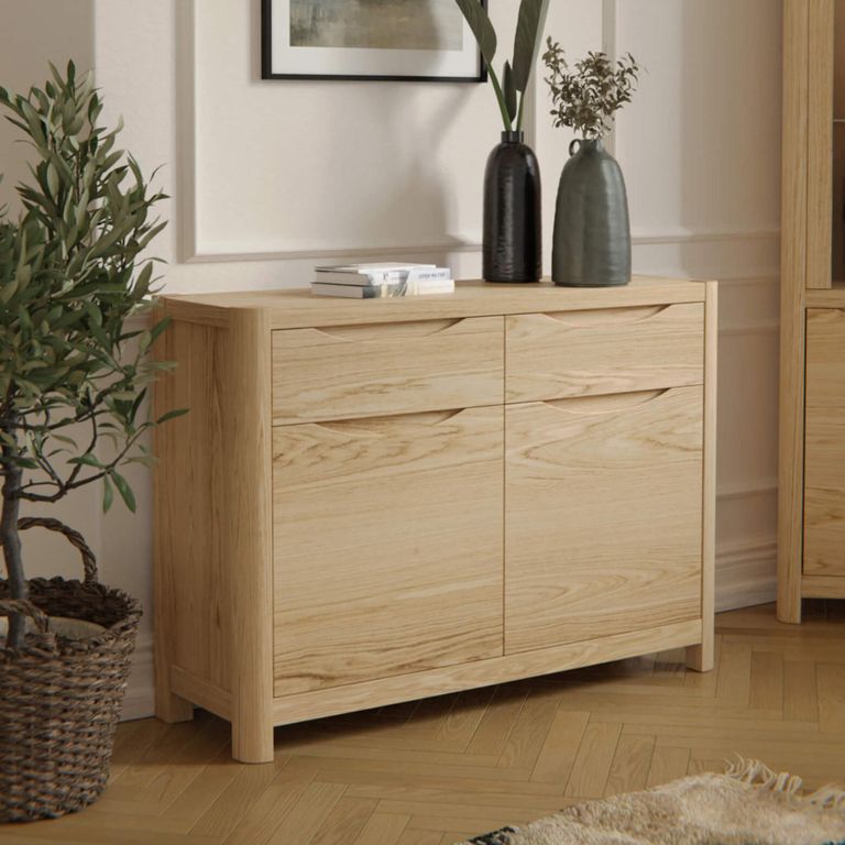 Stockholm Sideboard - 2 Door 2 Drawer - Oak